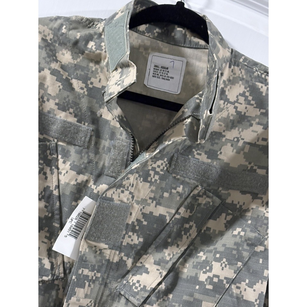BDU Small Shirt Regular US Army Military Camo Uniform Fast Shipping! SM‎